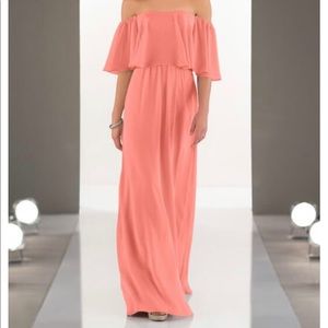 Sorella Vita Sz 12 off shoulder bridesmaid dress
